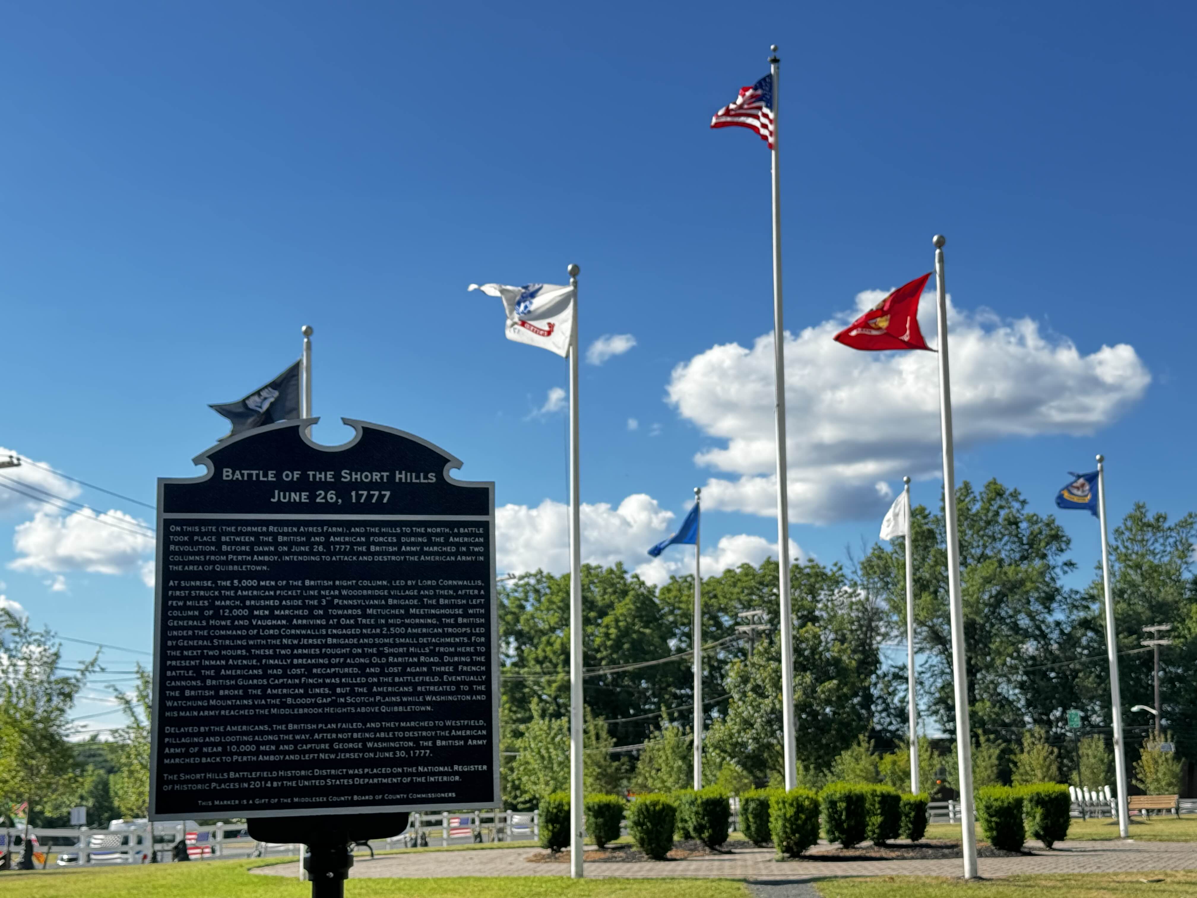 Oak Tree Pond receives American Revolutionary War historical marker