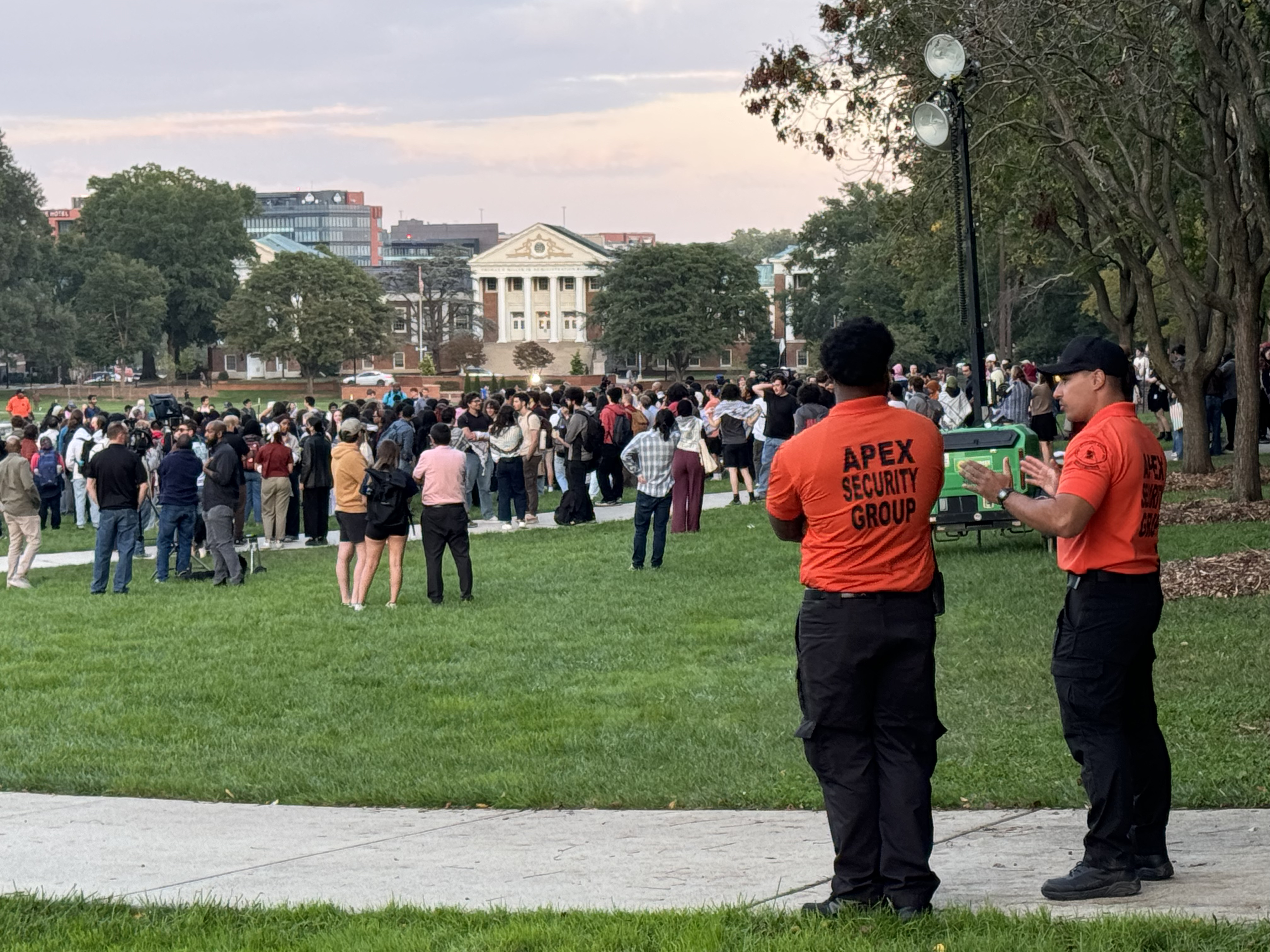 UMD pro-Palestinian protest proceeds peacefully on October 7