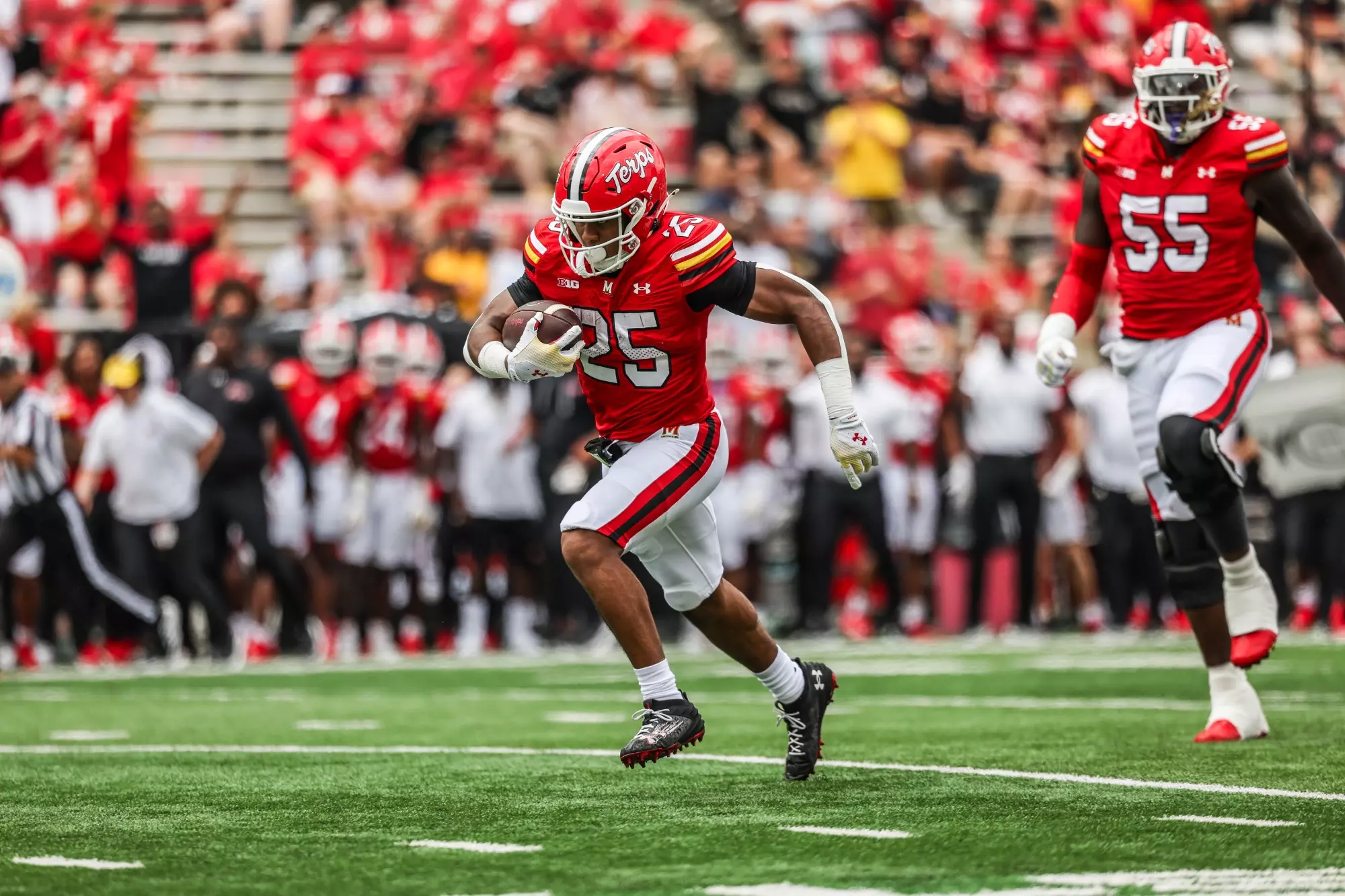 Maryland cruises past UConn in season-opening football blowout